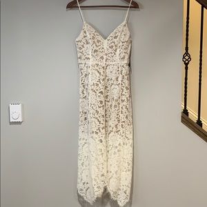 Lulus White Lace Dress NEW WT TAGS! Wedding/Bride